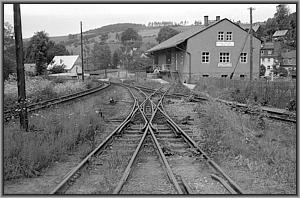 Gleisentwicklung am Nordkopf von Steinbach