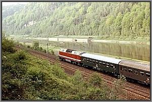 119 041 mit P 2176 zwischen Sch�na und Schmilka