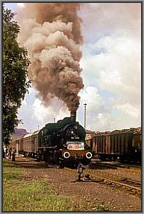 94 1292 mit dem Sonderzug in Gehren