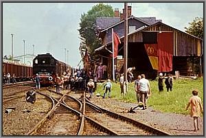 94 1292 mit dem Sonderzug in Gehren
