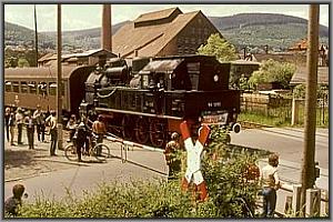 94 1292 erreicht mit dem Sonderzug Ilmenau