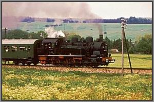 94 1292 verl��t mit dem Sonderzug Langewiesen