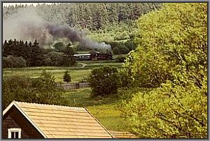 94 1292 mit dem Sonderzug hinter M�hrenbach