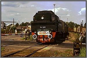 94 1292 erreicht mit dem Sonderzug Ilmenau