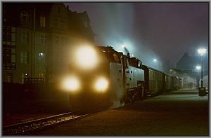 99 0244 mit P 14402 in Nordhausen Nord