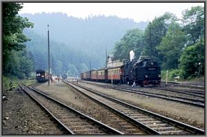 99 0234 beim Wassernehmen in Eisfelder Talm�hle