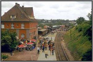 Panorama von der Br�cke Binderslebener Landstra�e