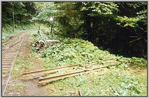 Bahnhofsausfahrt von Siclau