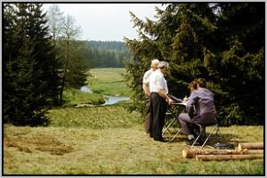 Grenz�bergang an der Warmen Bode