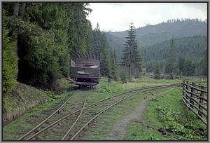 Schienen-LKW in Benedec