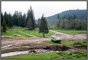 Wolga-Draisine nahe Streckenende km 3,8
