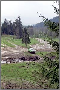 Wolga-Draisine nahe Streckenende km 3,8