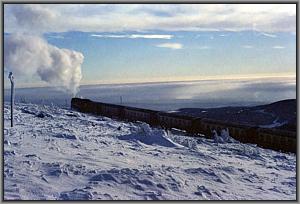 99 7245 mit P 8920 aus Nordhausen auf dem Brocken