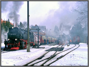 Bahnhofsszene in Drei-Annen-Hohne