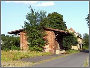 Güterschuppen in Mücka