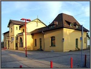 Empfangsgebäude von Hoyerswerda