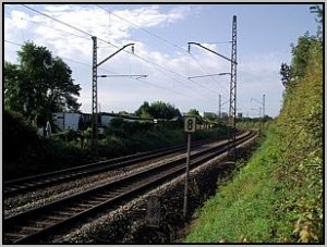 Oberleitung bei N�rnberg-Gro�markt